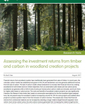 Assessing the Investment Returns from Timber and Carbon in Woodland Creation Projects: Research Note